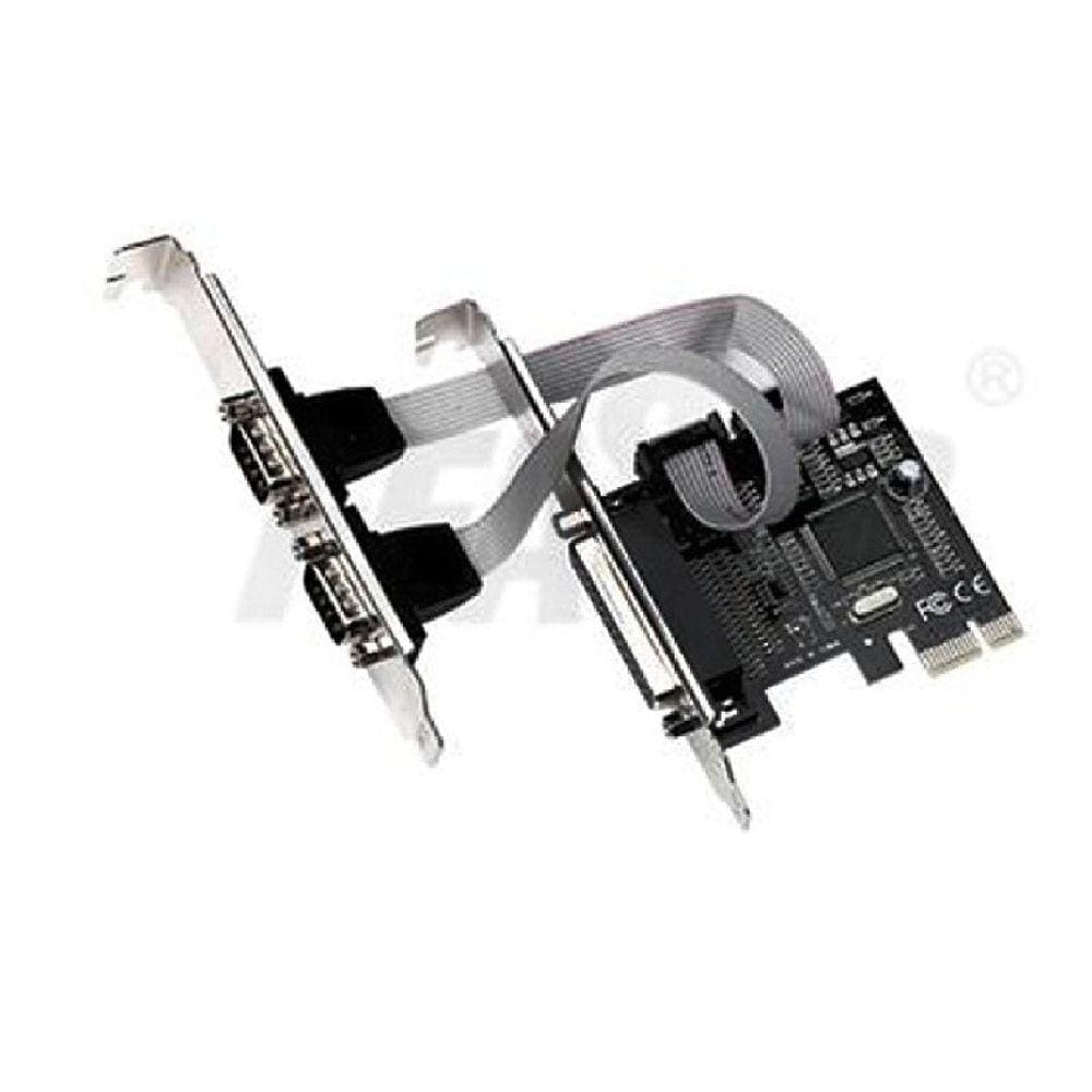 Placa PCI-E Multisserial 2 Seriais 1 Paralela Low Profile