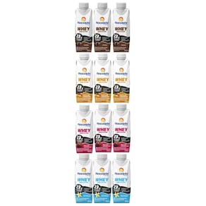 Kit 12 Bebidas Piracanjuba Whey 250 Ml - 4 Sabores