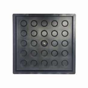 Forma Plastica Piso Tátil Bolinha 25X25X2Cm 10 Unidades
