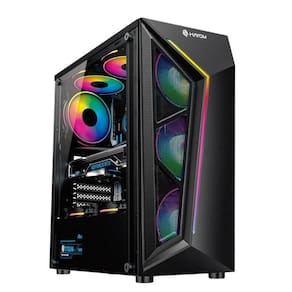 Gabinete Gamer Rgb Hayom Gb1713 Vidro Lateral Temperado