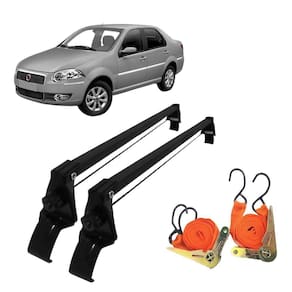 Rack Bagageiro Teto Fiat Siena 99 Até 16 + 2 Cintas Catraca