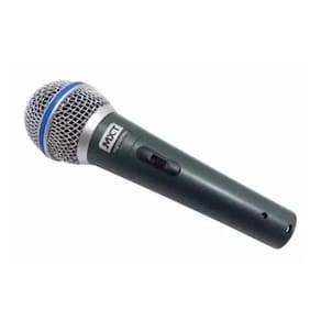 Microfone Dinâmico Pro Com Capa E Cabo 4,5m Btm58a Mxt