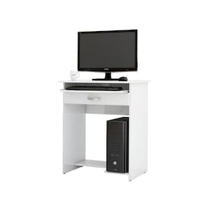 Mesa de Computador Pratica com Gaveta Branco - EJ Móveis