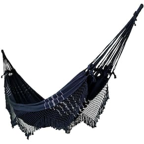 Rede De Dormir Descanso Casal Super King Azul Gigante