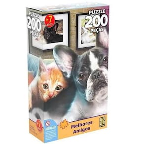 Quebra Cabeça Melhores Amigos 200 Pçs - Grow