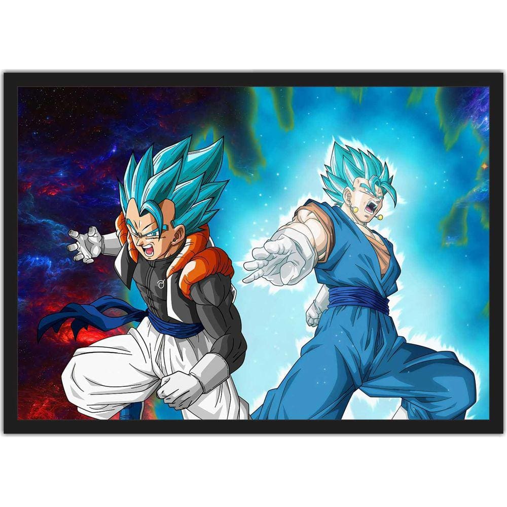 Quadro decorativo goku dragon ball anime desenho mosaico com 5 pecas tt6  vital