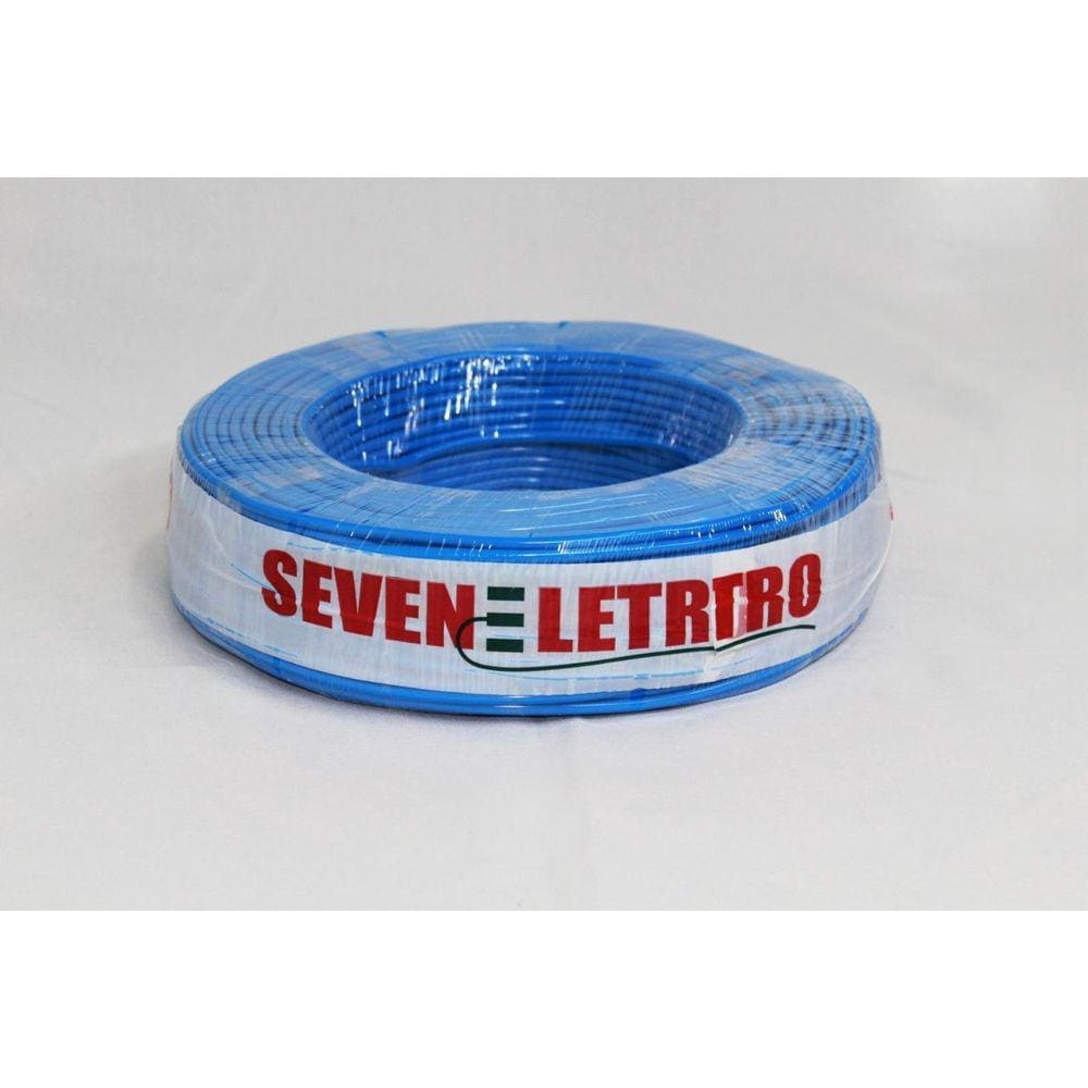 Fio Cabo Flexível 6Mm Azul - 100 Metros