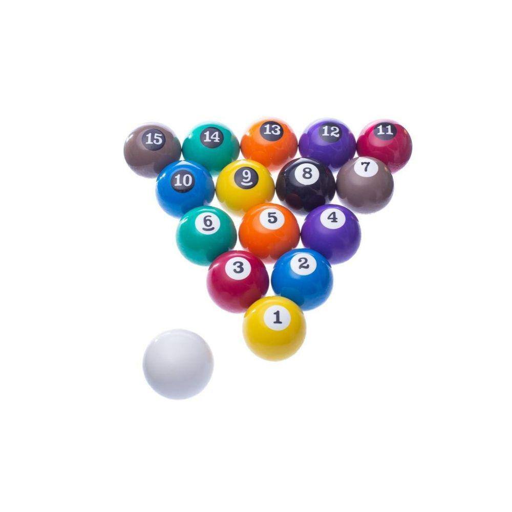 Jogo De Bolas Numeradas Importada Billiards 52.4mm