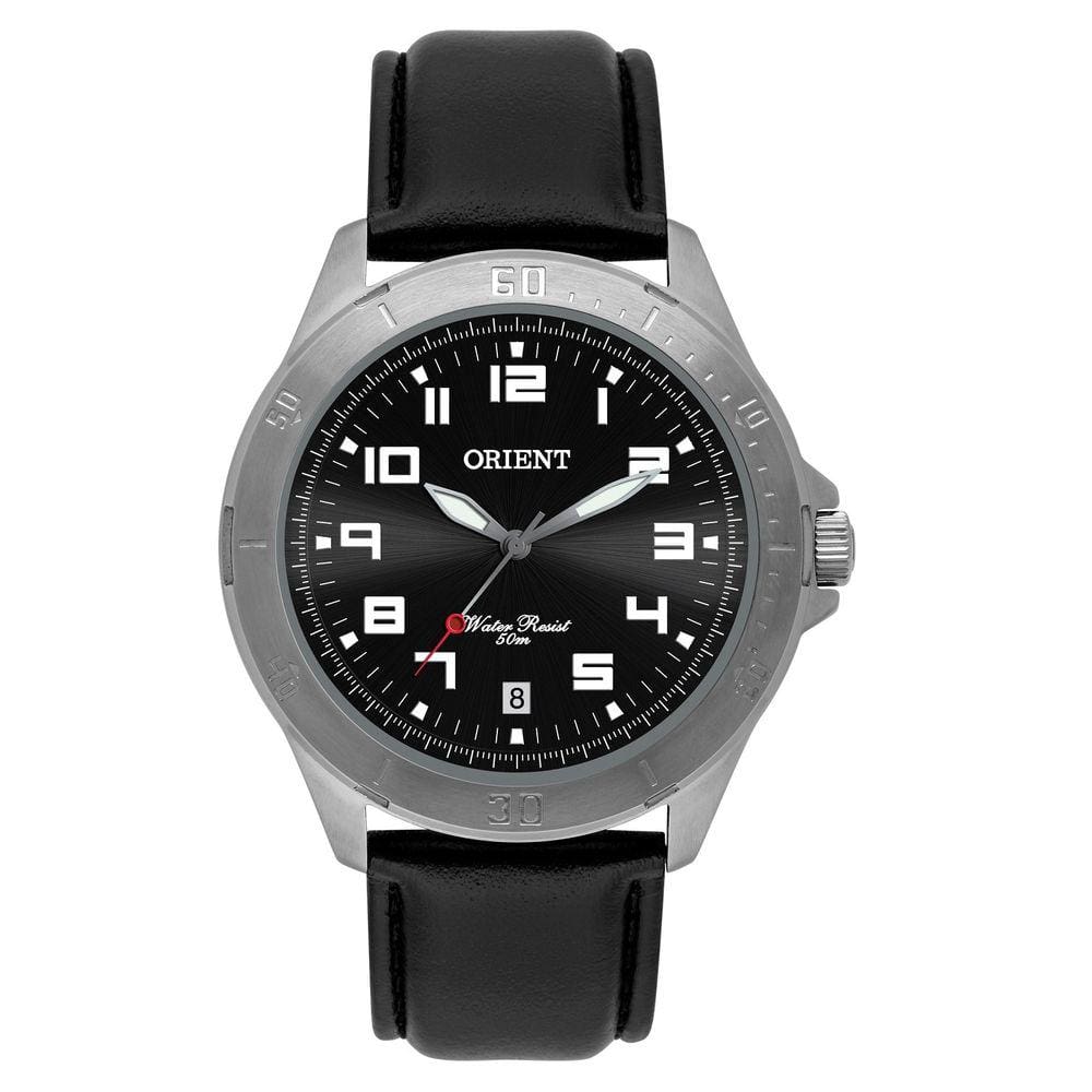 Relógio Masculino Orient Mbsc1032 G2Px Aço Couro