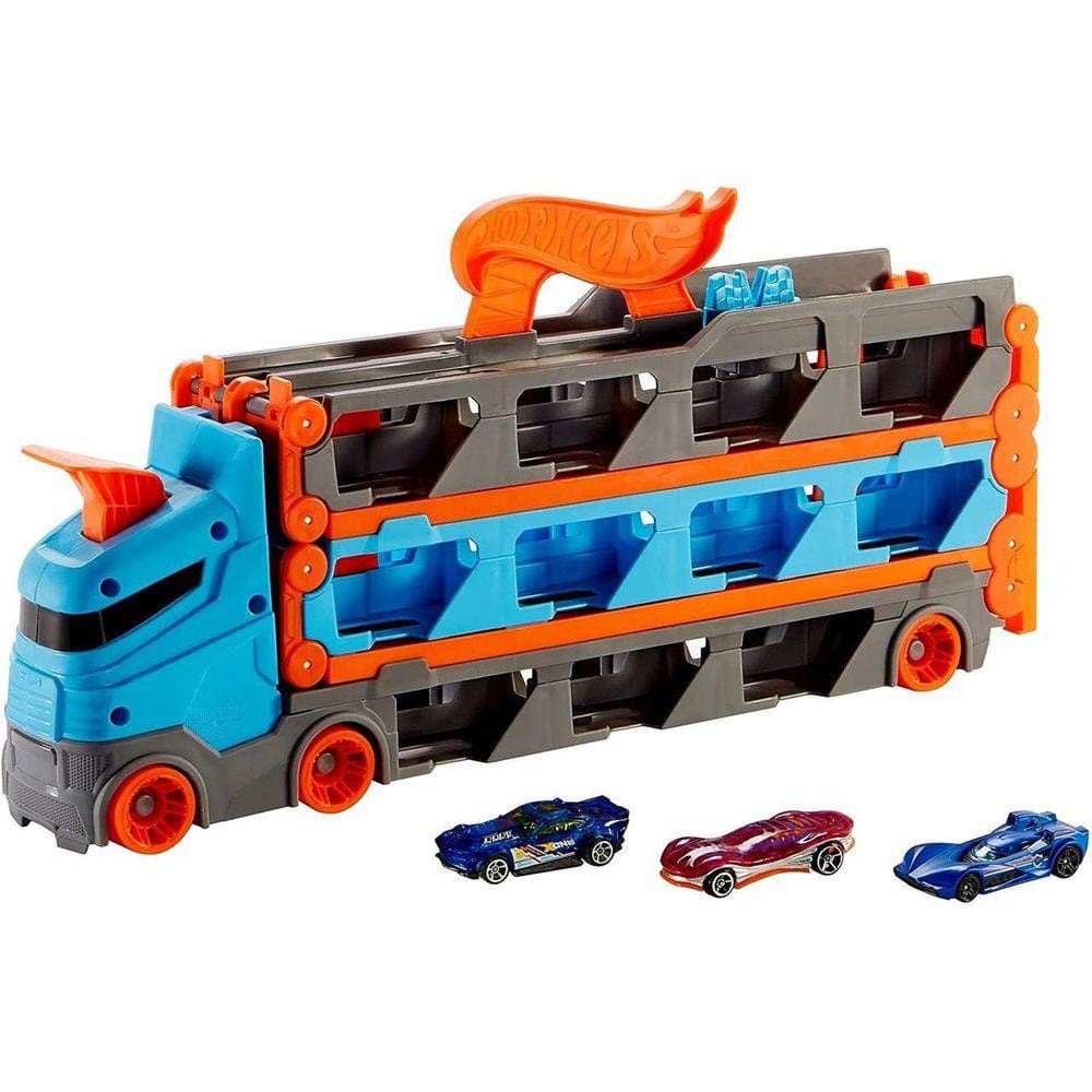 Carreta + Carro Hot Wheels Super Rigs - Escolha O Modelo