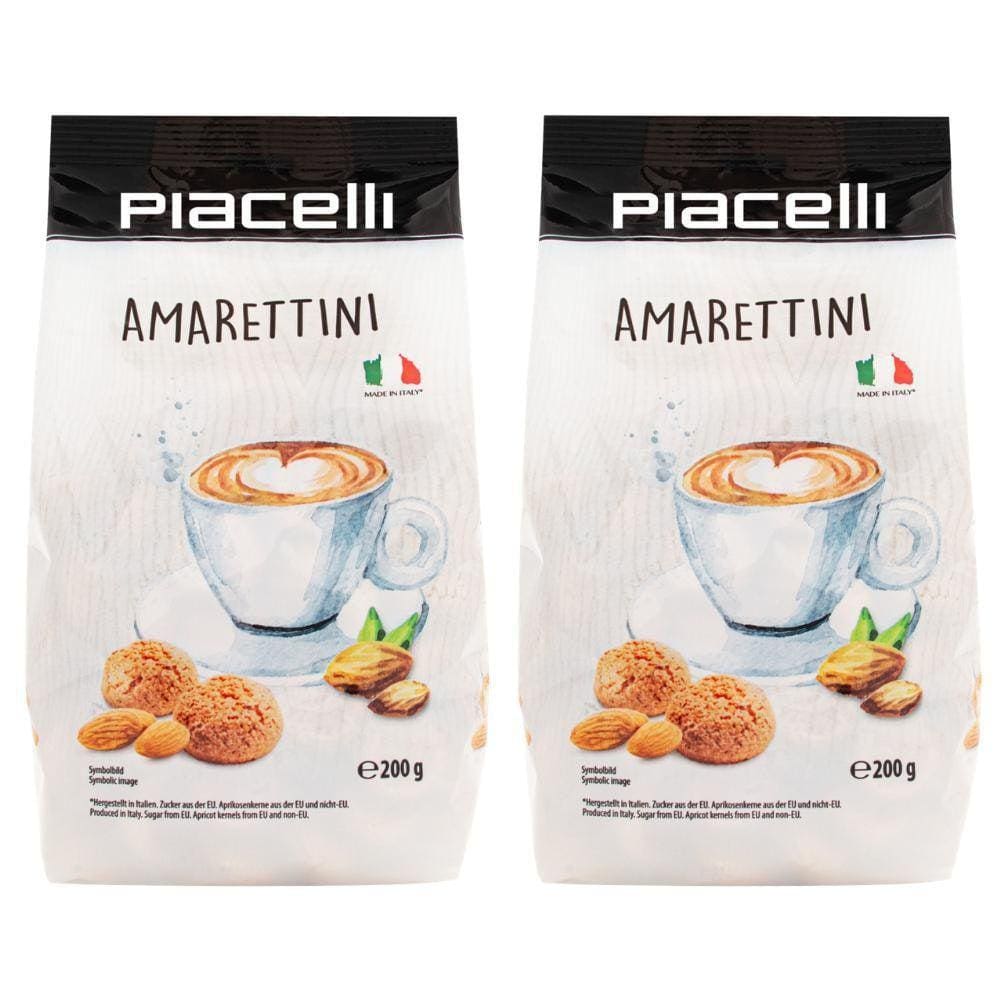 Kit Biscoito Italiano De Amendoa 2 Pacotes 200G - Piacelli