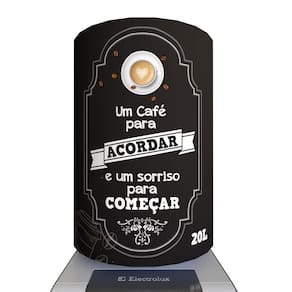 Capa Para Galão De Água Um Café Para Acordar 20 Litros