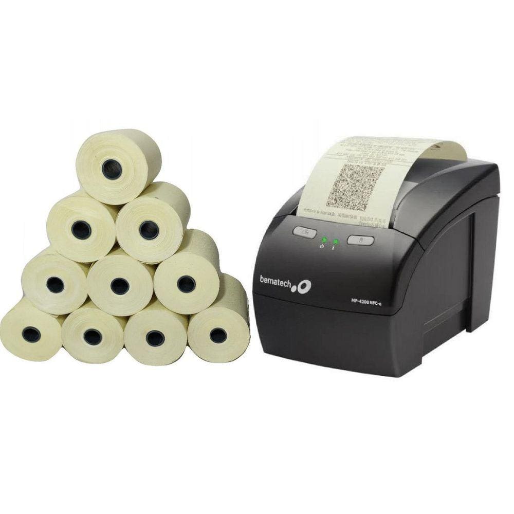 Bobina Termica 80X40 Caixa Com 30 Rolos