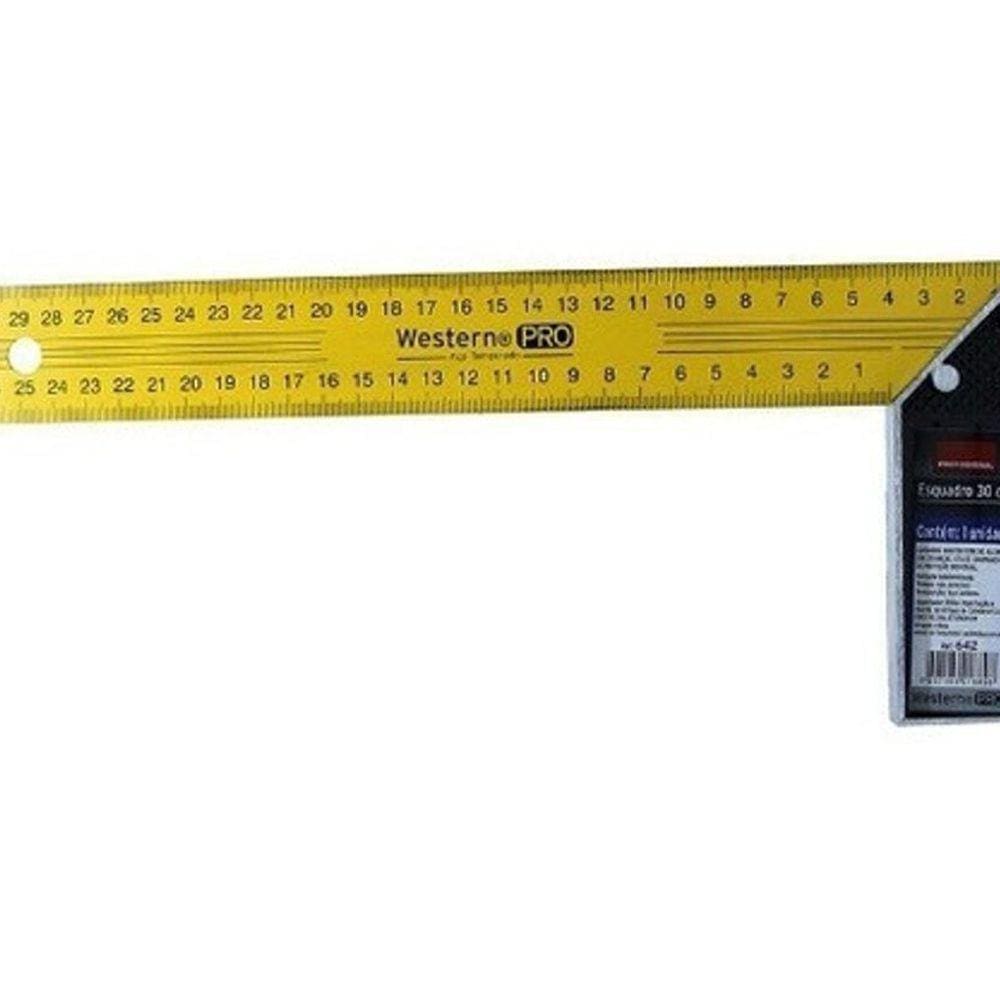 Transferidor Esquadro Régua Profissional 12 Polegadas 30cm