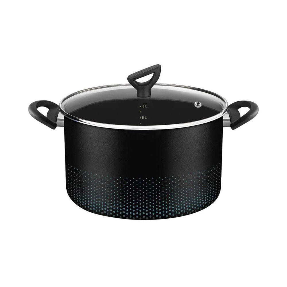 Caldeirão Rochedo Smart 24 Cm Aluminio Preto - Dr24