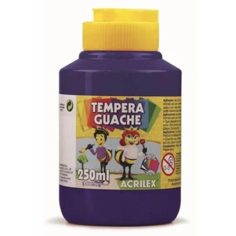 Tinta Tempera Guache 250Ml Violeta - 020250516