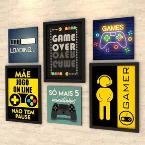 Quadro Decorativo A3 GTA V FIVE, GAMER, games, jogo