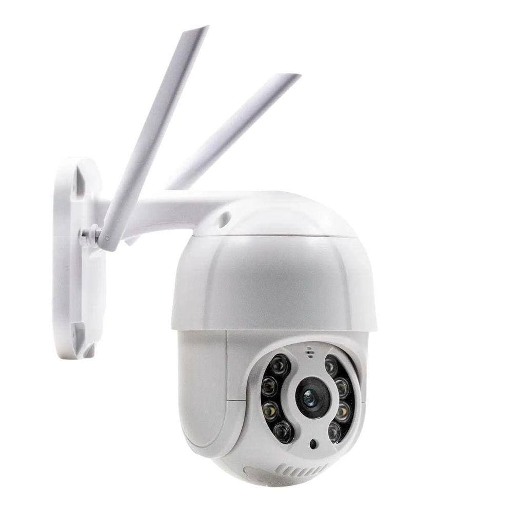 Câmera Ip Speed Dome Full Hd Wifi 2 Antenas V380 Pro + Fonte