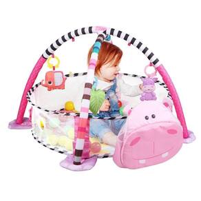 Tapete De Atividades Piscina De Bolinhas - Hippo Baby Style