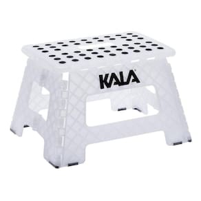 Banqueta Plástica Multiuso Dobrável 22Cm 150 Kg Kala