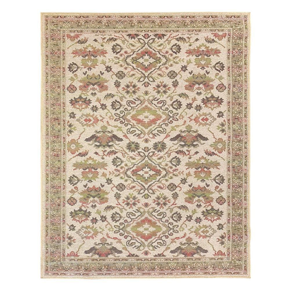 Tapete Sala Classico Oriental 150X200 Cm Tipo Belga 72 Bege