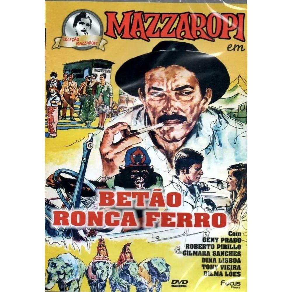 Dvd Mazzaropi Em Betão Ronca Ferro