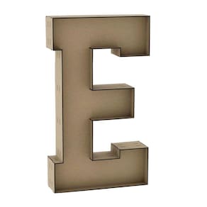 Letra Caixa Grande E Mdf 80Cm De Altura Decoração Festa