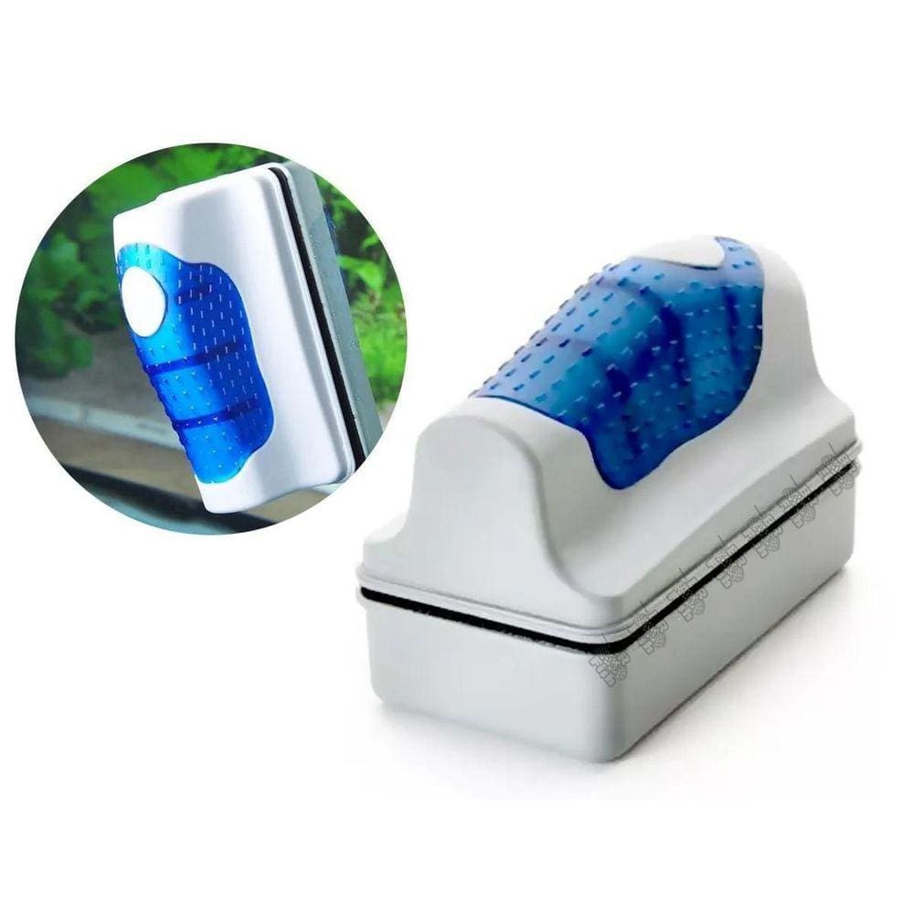 Limpador Magnético Rs-09 Rs Aqua Limpeza De Vidro Até 8Mm