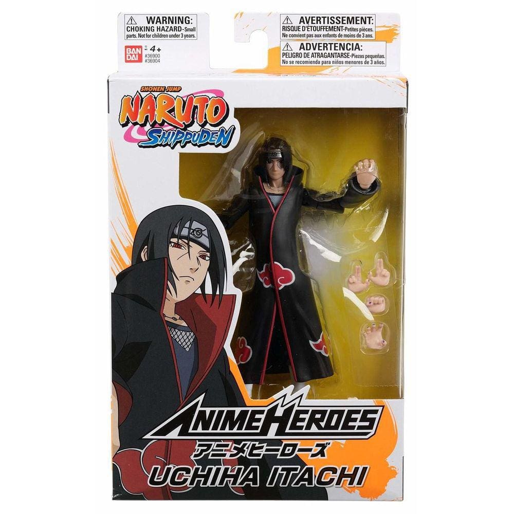 Boneco Itachi Uchiha Anime Heroes Bandai 14 Cm - Fun F0051