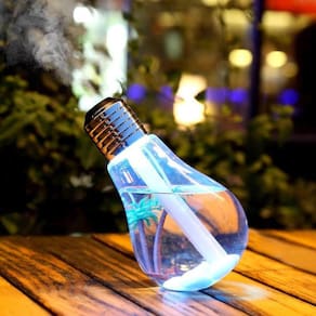 Umidificador Difusor De Ar Lâmpada Luminária Purificador Led