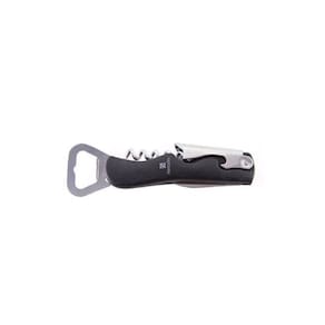 Saca Rolha Abridor Garrafa Vinho Cerveja Inox - Hercules