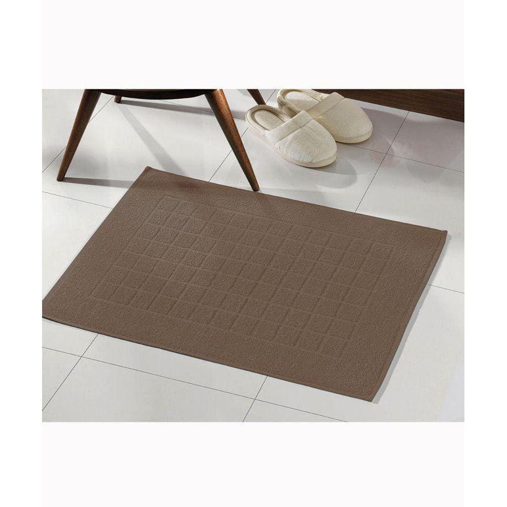 Toalha Piso De Banheiro Felpudo Royal II Cor Marrom 9797