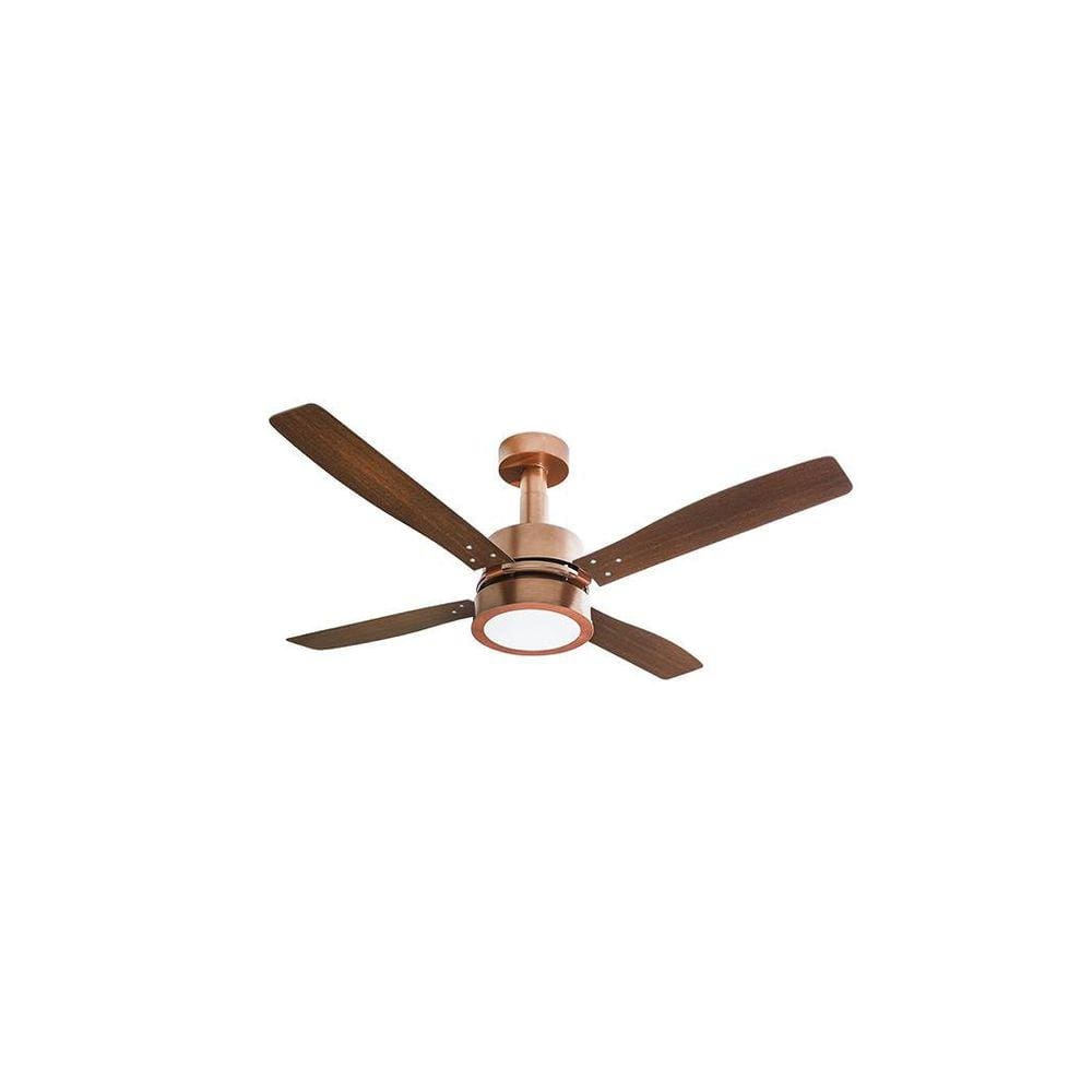Ventilador De Teto Venti-Delta Vintage Led Cobre 127V