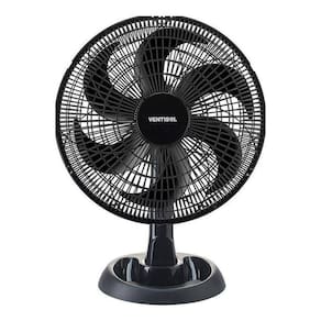 Ventilador De Mesa Eco Turbo Ventisol 6 Pás 30cm Preto 110V