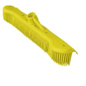 Vassoura de Silicone Maxi Rodo 2 em 1 Kit com 10 Amarelo