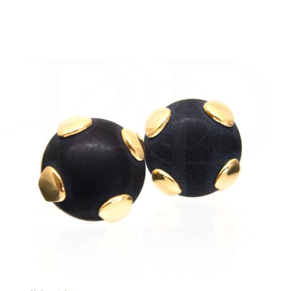 Bp Brinco De Pressão Base Fixa Preto Dourado