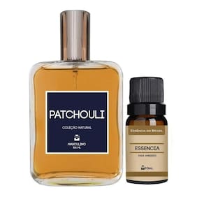 Kit Perfume Masculino Patchouli 100Ml + Essência D Patchouli