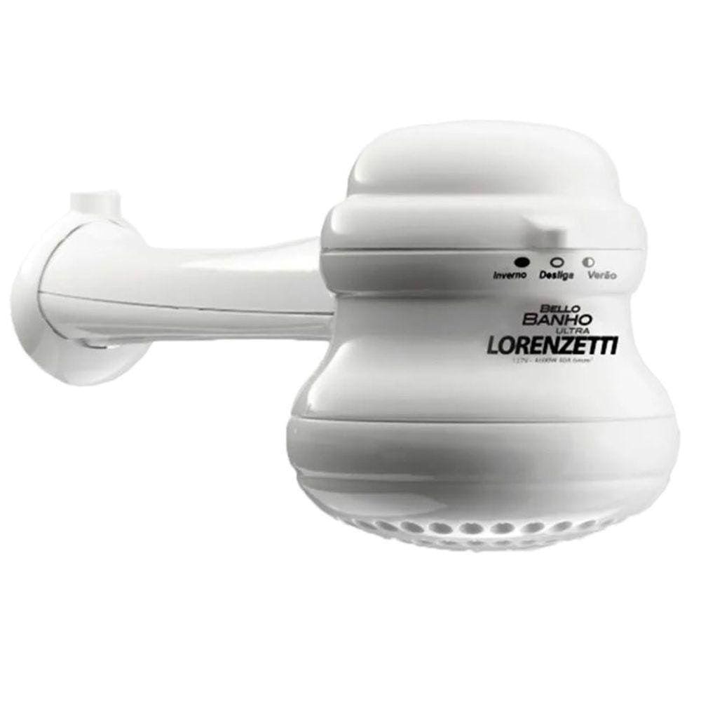 Ducha Bello Banho Branca Com Cano 4600W 127V - Lorenzetti