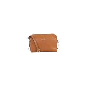 Bolsa Classe Couro Feminina Transversal 2870 Cb02 Marrom