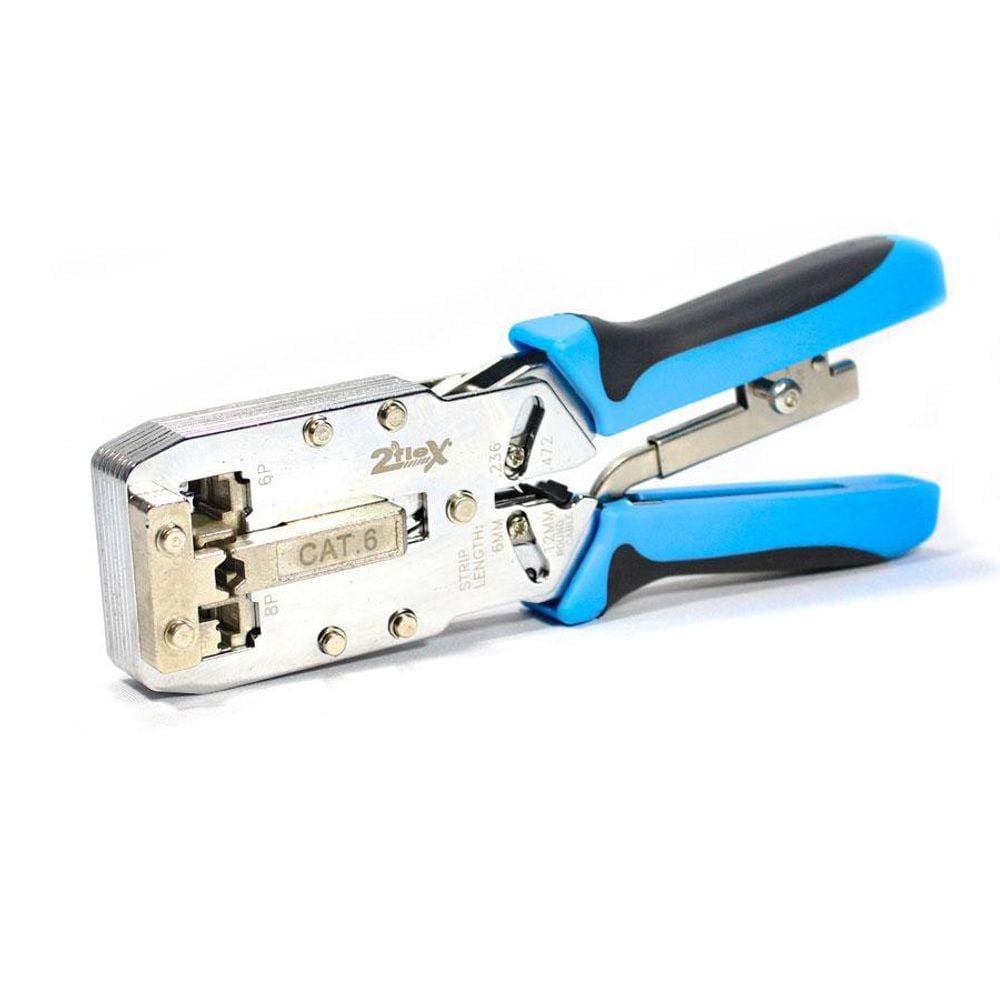 Alicate De Crimpar Profissional Rj11 Rj45 Cat6 Blindado Amp