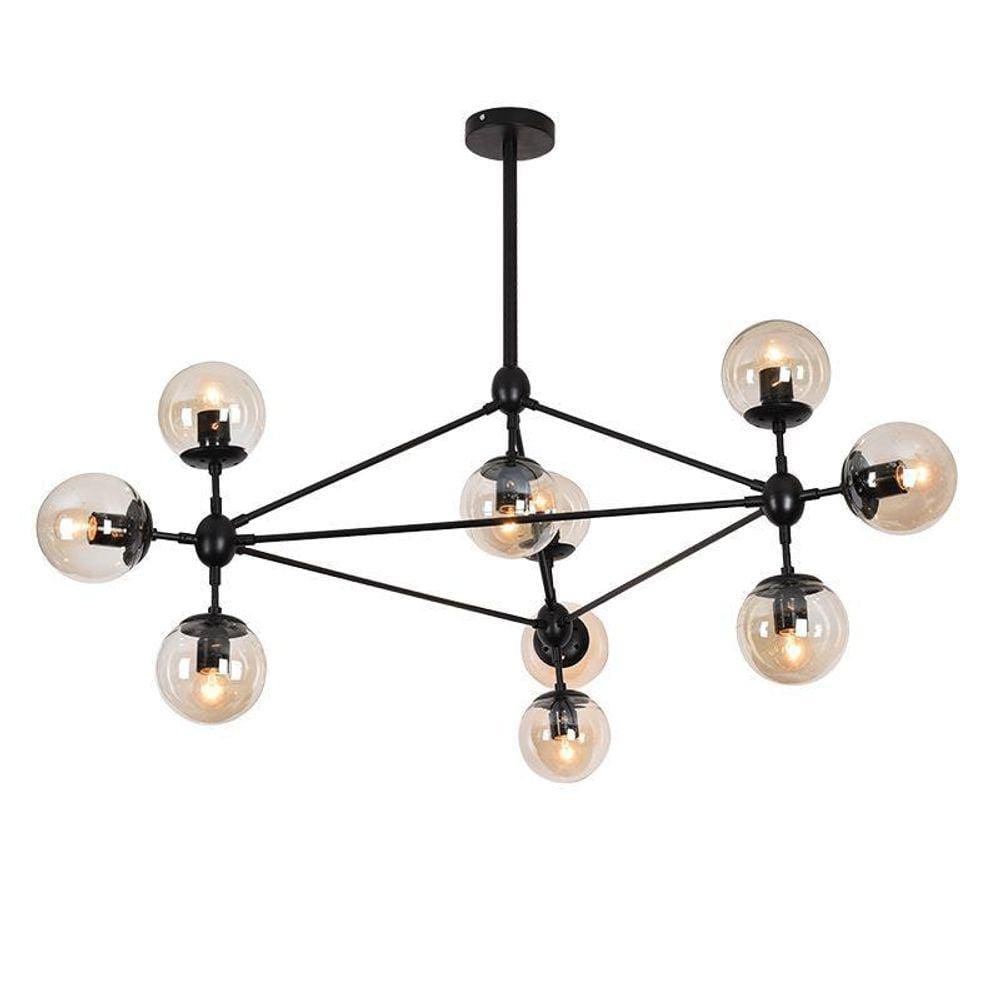 Pendente Nordecor Jabuticaba 14Cm - Preto Ll3001B
