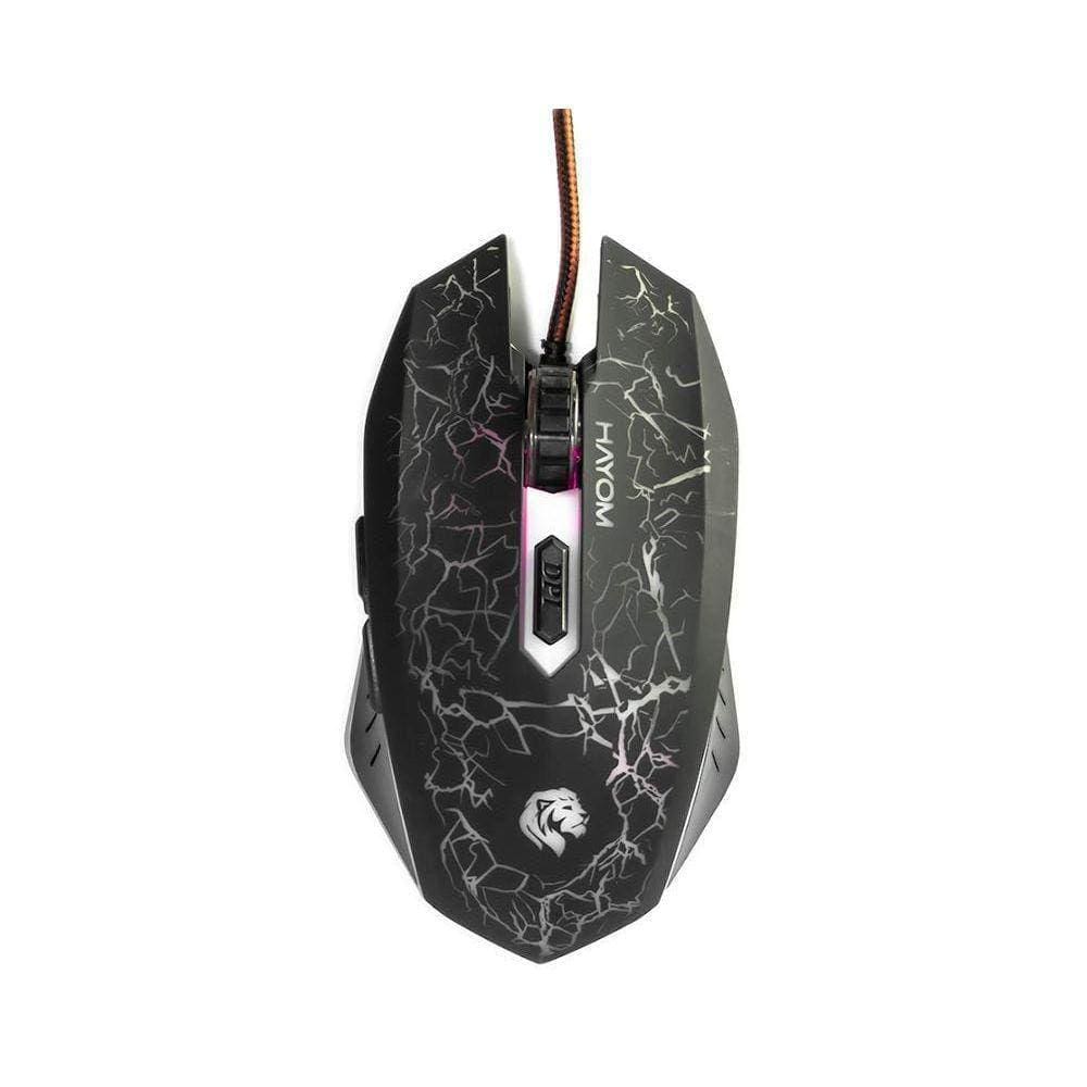Mouse Hayom Mu2912 6 Botões Óptico Usb