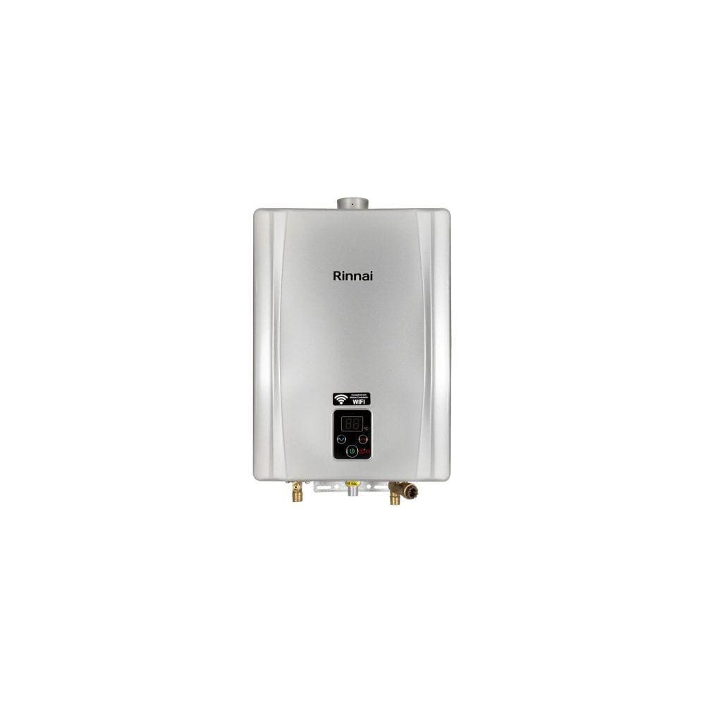 Aquecedor de Agua a Gás Bi-Volt (Prata) Eletrônico GN 21 LITROS RINNAI E21