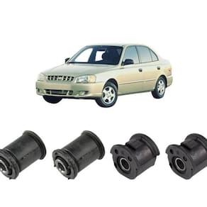 Kit 4 Bucha Bandeja Balança Dianteira Hyundai Accent 95/05