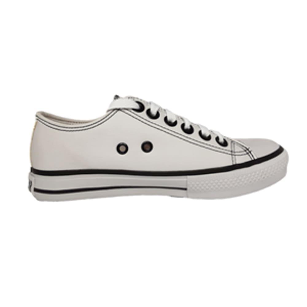 Converse All Star Baixo Black Couro