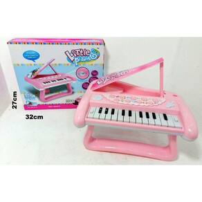 Piano Teclado Animal Brinquedo Infantil Sons Fazenda Sitio - ROSA