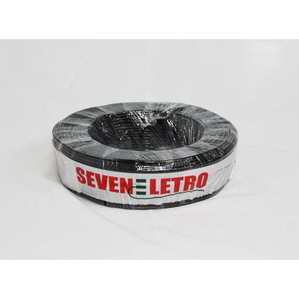 Fio Cabo Flexível 10Mm Preto - 100 Metros