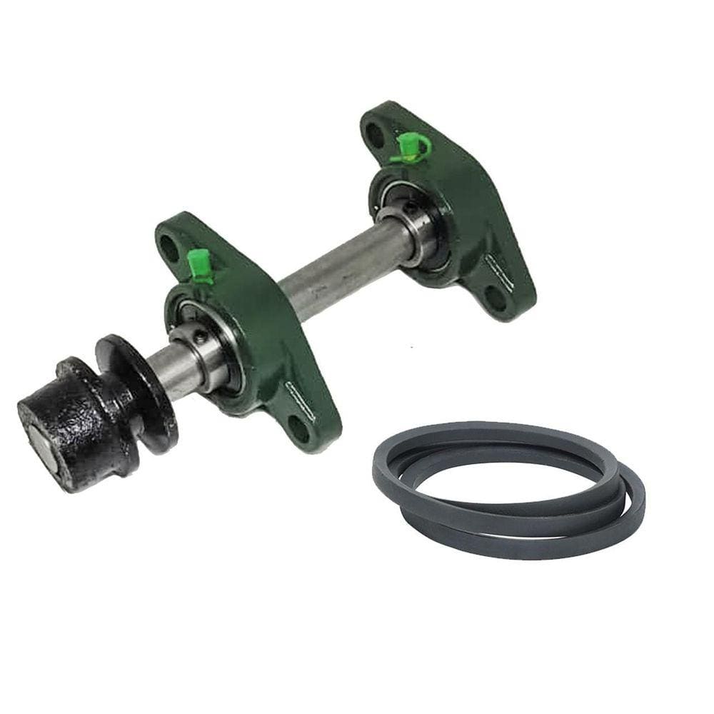 Kit Completo 20Mm Mancal Flange Eixo 60Cm + Correia + Polia