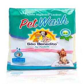 Tapete Higiênico Lavavél 60Cmx50Cm Pet Wash
