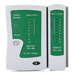 Testador de Cabo de Rede Conector RJ45 e RJ11 Rede Telefonia